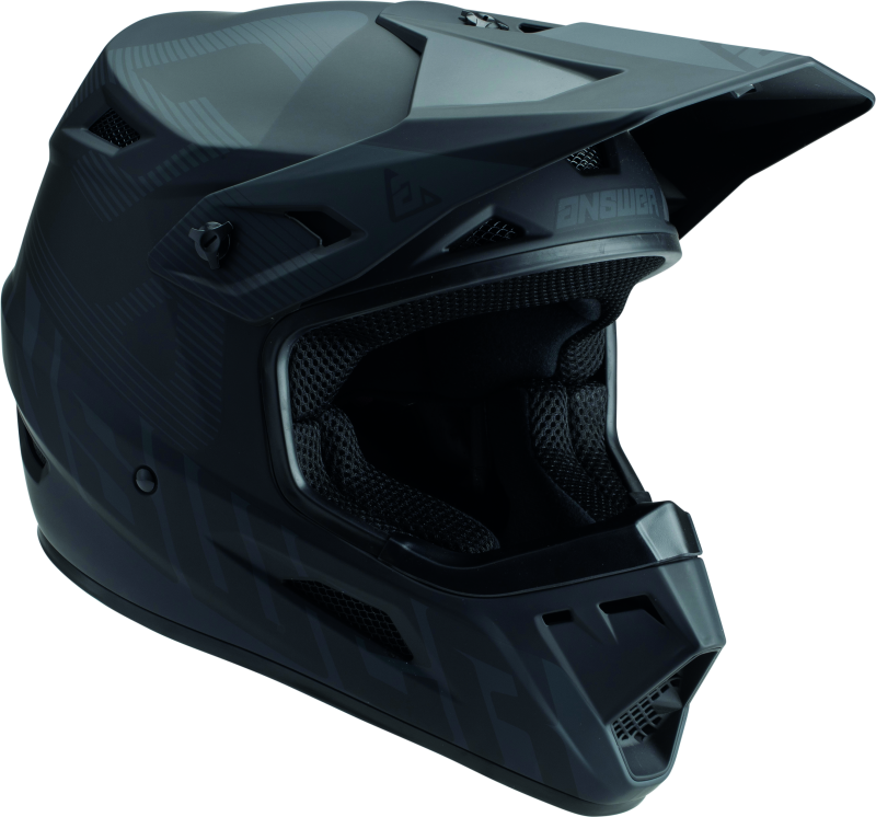 Answer AR1 V2 Bold Helmet Black/Dark Grey - Medium