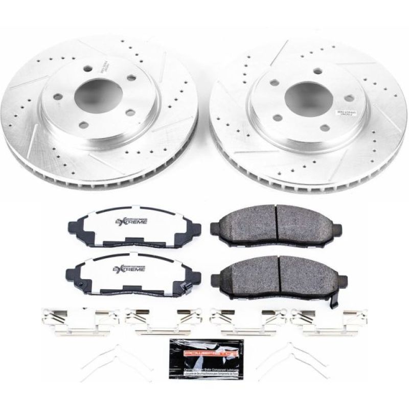 Power Stop 15-17 Chevrolet City Express Front Z36 Truck & Tow Brake Kit