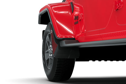 Rally Armor 19-24 Jeep Gladiator JT (Incl. Overland/Sport/Sport S) Black Mud Flap w/Grey Logo