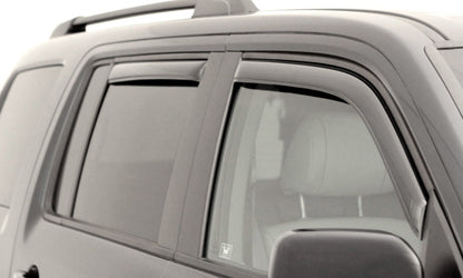 AVS 15-18 GMC Yukon XL Ventvisor In-Channel Front & Rear Window Deflectors 4pc - Smoke