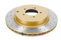 DBA 08+ EVO X Rear Drilled & Slotted 4000 Series Rotor
