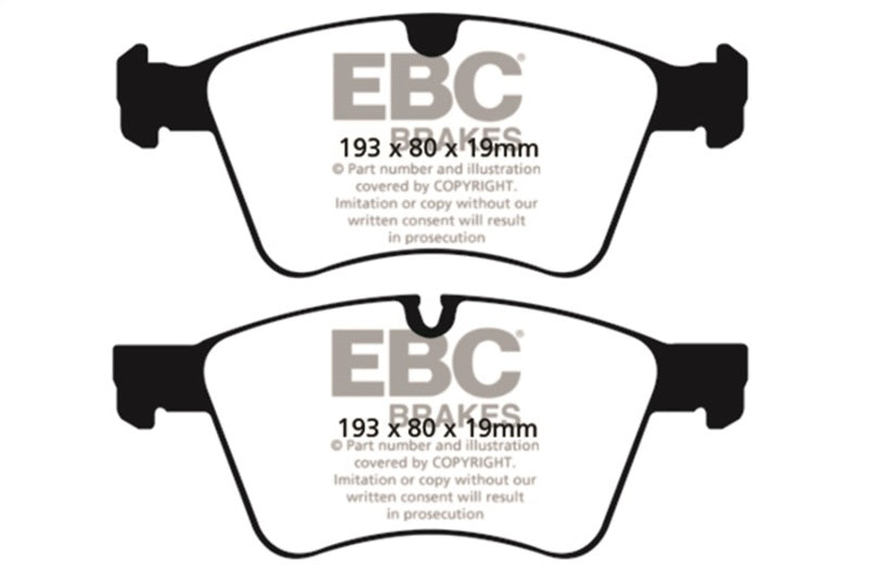 EBC 08-10 Mercedes-Benz GL320 3.0 TD (373mm Front Rotors) Ultimax2 Front Brake Pads