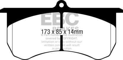 EBC 12-13 Land Rover Ranger Rover Sport Bluestuff Rear Brake Pads