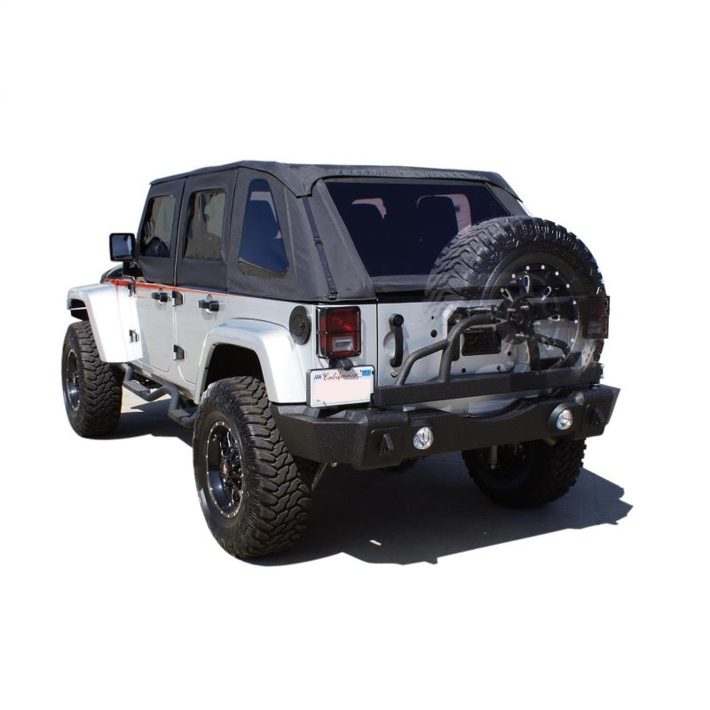 Rampage 2007-2018 Jeep Wrangler(JK) Recovery Bumper Rear - Black