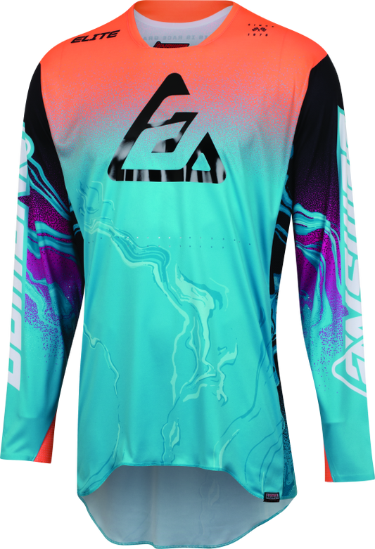 Answer 23 Elite Fusion Jersey Astana/Orange/Rhodamine Youth - XL