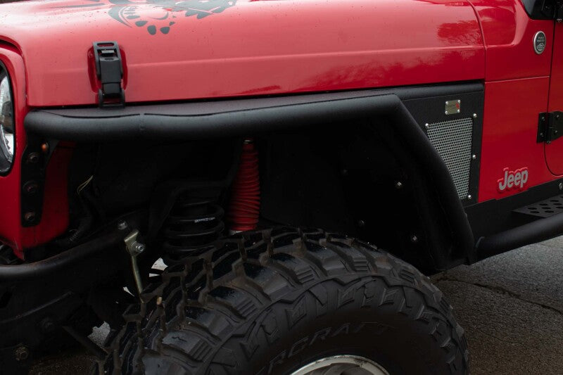 Fishbone Offroad 97-06 Jeep Wrangler Front Fenders Paintable Mesh Upgrade