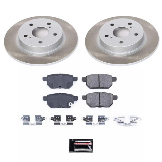 Power Stop 11-16 Scion tC Rear Semi-Coated Rotor Kit