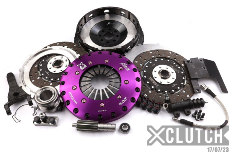 XClutch 93-95 Toyota Supra Twin Turbo 3.0L 9in Twin Solid Organic Clutch Kit