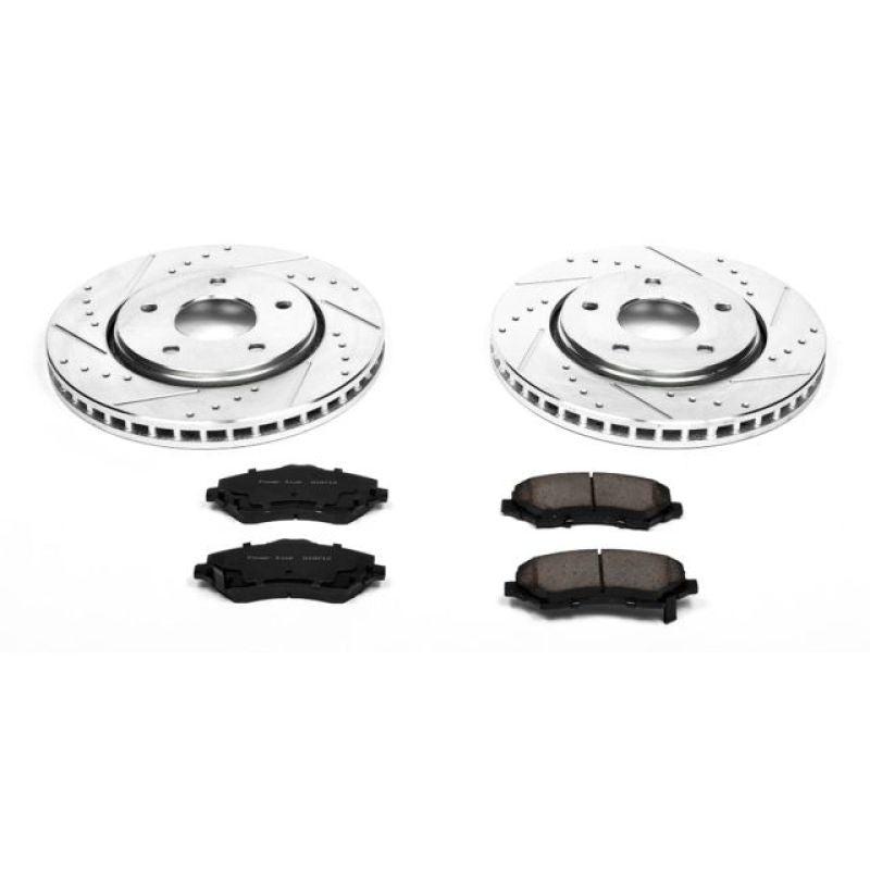 Power Stop 08-16 Chrysler Town & Country Front Z23 Evolution Sport Brake Kit