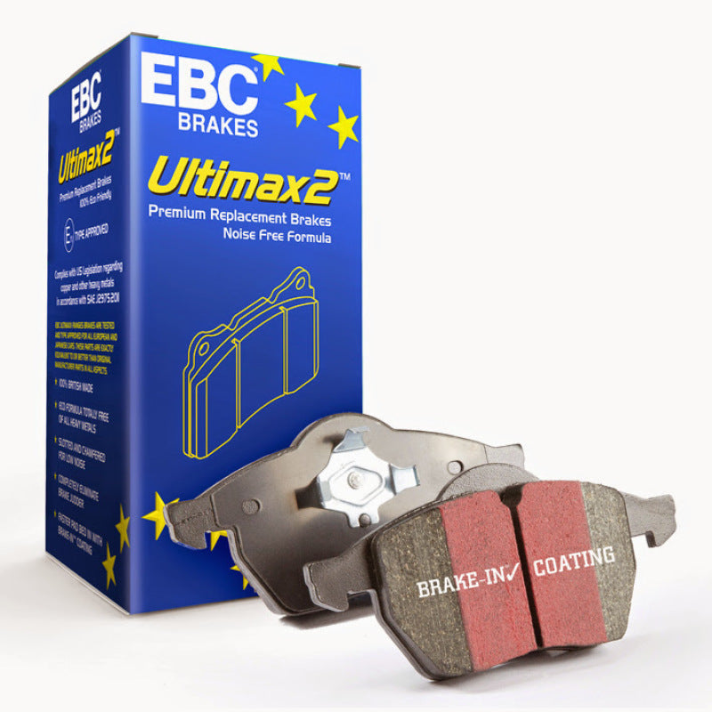 EBC 82-89 Maserati Biturbo 2.5 Twin Turbo Ultimax2 Rear Brake Pads