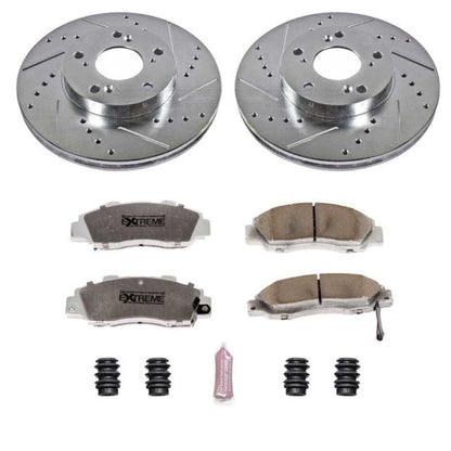 Power Stop 98-02 Honda Accord Front Z26 Street Warrior Brake Kit