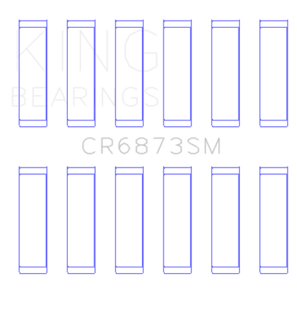 King Engine Bearings Toyota 2Gr-Fe/3Gr-Fe (Size +0.25mm) Connecting Rod Bearing Set