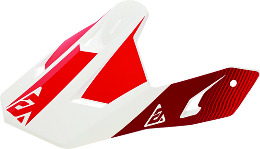 Answer AR1 V2 Bold Visor - Red/White