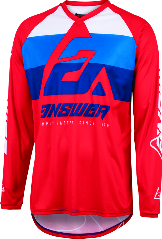 Answer 23 Syncron CC Jersey Red/White/Blue Youth - XS