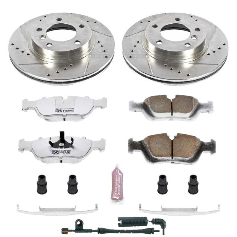 Power Stop 2000 BMW 323Ci Front Z26 Street Warrior Brake Kit