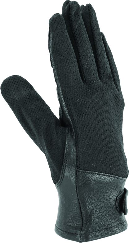 Kuryakyn Leather By River Road Pecos Leather Mesh Gloves Black - Small