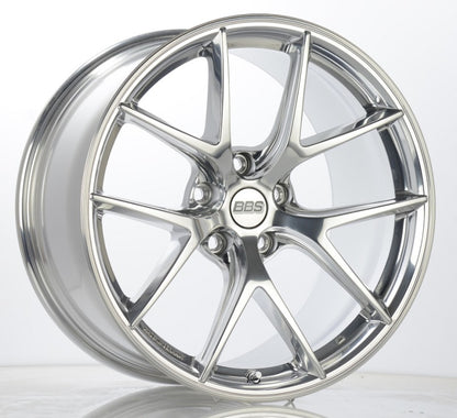 BBS CI-R 19x9 5x120 ET44 Ceramic Polished Rim Protector Wheel -82mm PFS/Clip Required - Precision R