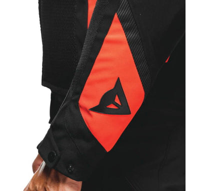 Dainese Energyca Air Tex Jacket Black/Fluorescent-Red Size - 56