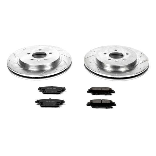 Power Stop 06-07 Cadillac CTS Rear Z23 Evolution Sport Brake Kit