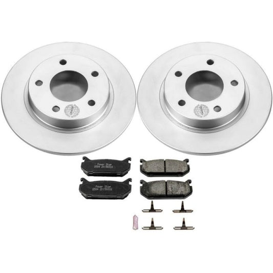 Power Stop 93-97 Ford Probe Rear Z17 Evolution Geomet Coated Brake Kit