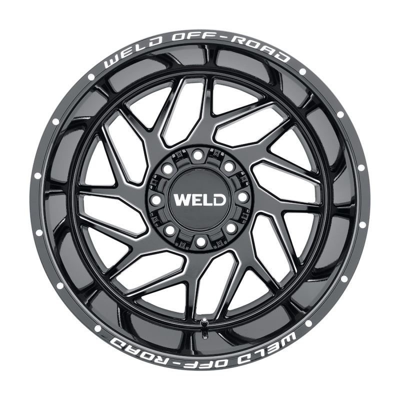 Weld Off-Road W117 20X9 Fulcrum 6X135 6X139.7 ET00 BS5.00 Gloss Black MIL 106.1