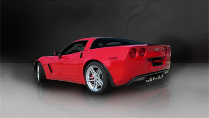 Corsa 2012-2013 Chevrolet Corvette C6 ZR1 Sport Cat-Back Dual Rear Exit w/ Twin 4.0in Pol Tips