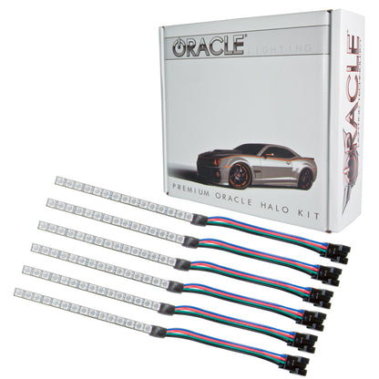 Oracle 15-17 Ford Mustang V6/GT/Shelby DRL Upgrade w/ Halo Kit - ColorSHIFT SEE WARRANTY