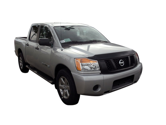 AVS 04-15 Nissan Armada Aeroskin Low Profile Acrylic Hood Shield - Smoke