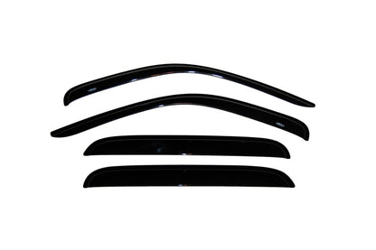 AVS 00-04 Dodge Dakota Crew Cab Ventvisor Outside Mount Window Deflectors 4pc - Smoke