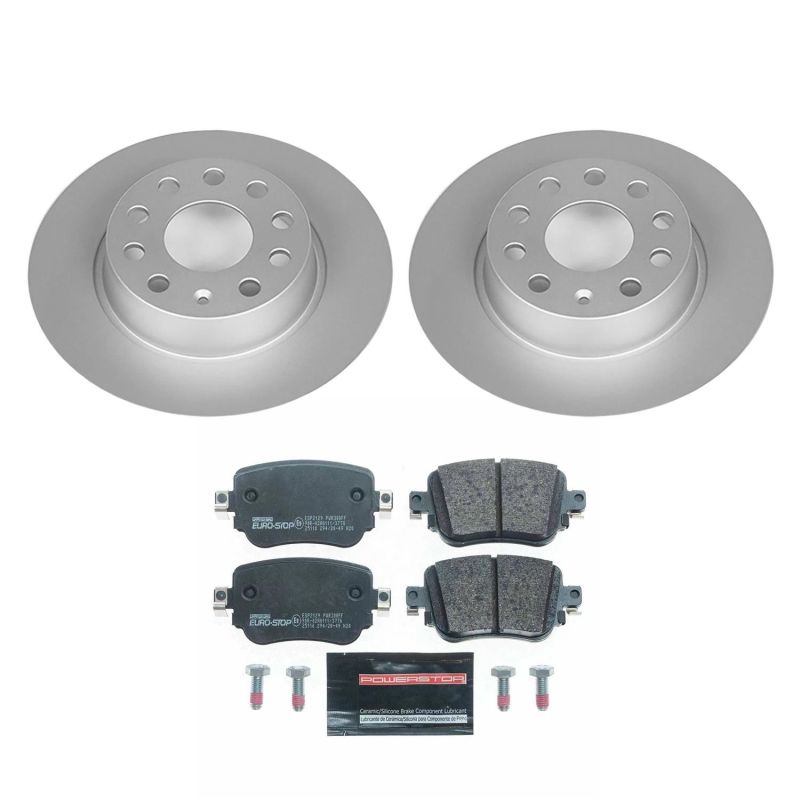 Power Stop 15-18 Volkswagen GTI Rear Euro-Stop Brake Kit