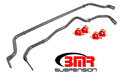 BMR 16-18 Chevy Camaro Sway Bar Kit w/ Bushings - Black Hammertone