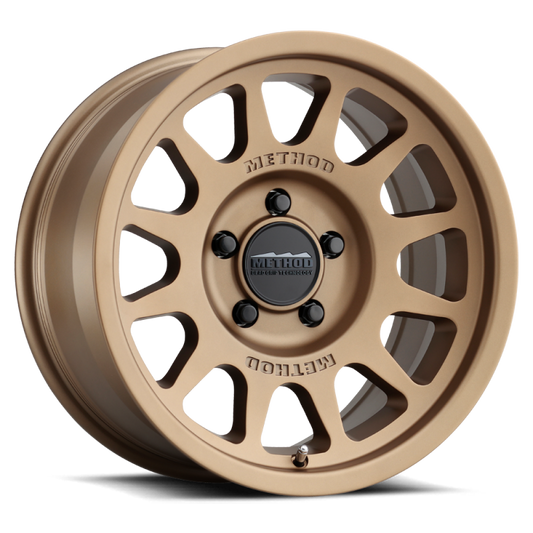 Method MR703 17x8.5 0mm Offset 5x150 110.5mm CB Method Bronze Wheel