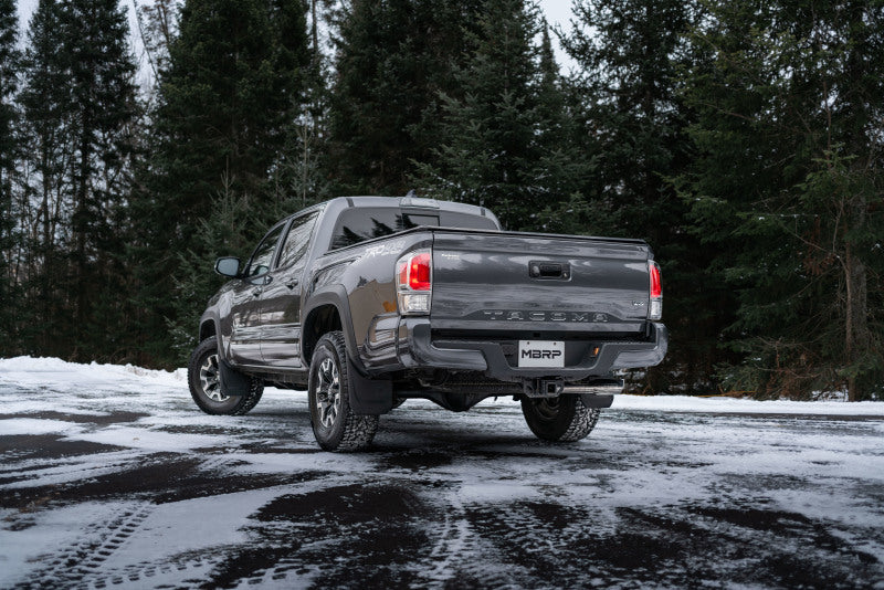 MBRP 2016 Toyota Tacoma 3.5L Cat Back Single Side Exit Black Exhaust System