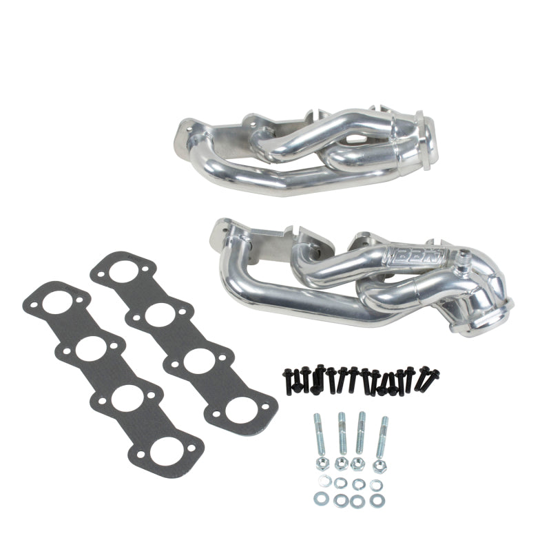 BBK 97-03 Ford F Series Truck 4.6 Shorty Tuned Length Exhaust Headers - 1-5/8 Silver Ceramic