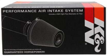 K&N Performance Intake Kit TYPHOON; HONDA FIT L4-1.5L, (SILVER) 07-08