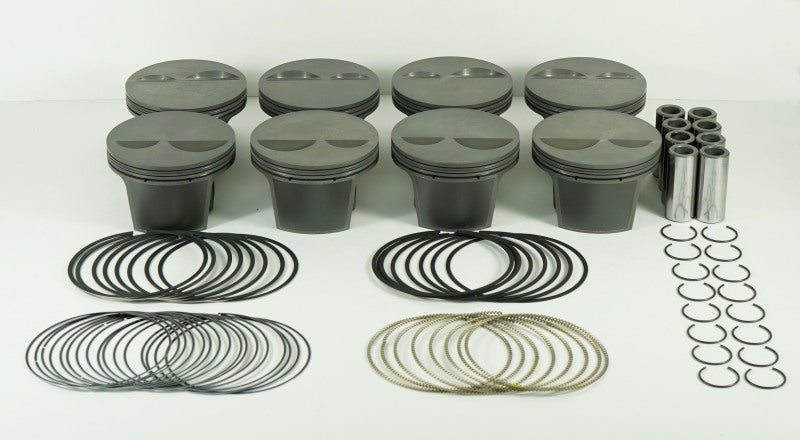 Mahle MS Piston Set SBC 362ci 4.060in Bore 3.500stk 6.000in Rod .0927in Pin -2cc 10.9 CR Set of 8