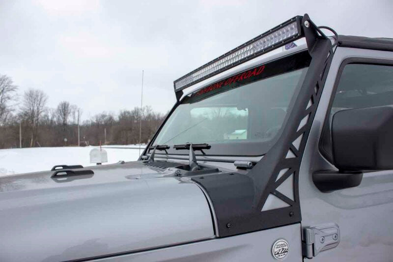 Fishbone Offroad 2018+ Jeep Wrangler JL Windshield Light Bracket