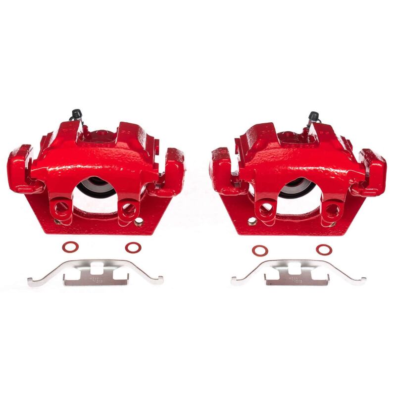 Power Stop 01-06 BMW M3 Rear Red Calipers - Pair