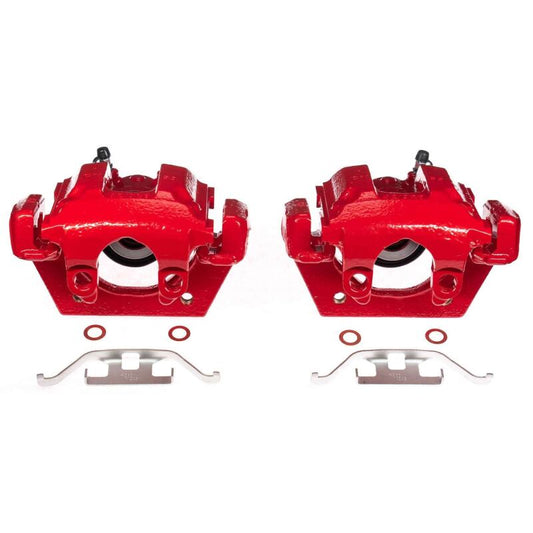 Power Stop 01-06 BMW M3 Rear Red Calipers - Pair