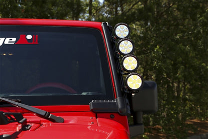 Rugged Ridge 07-18 Jeep Wrangler JK Elite Fast Track Windshield Light Bar Mount w/o Crossbar