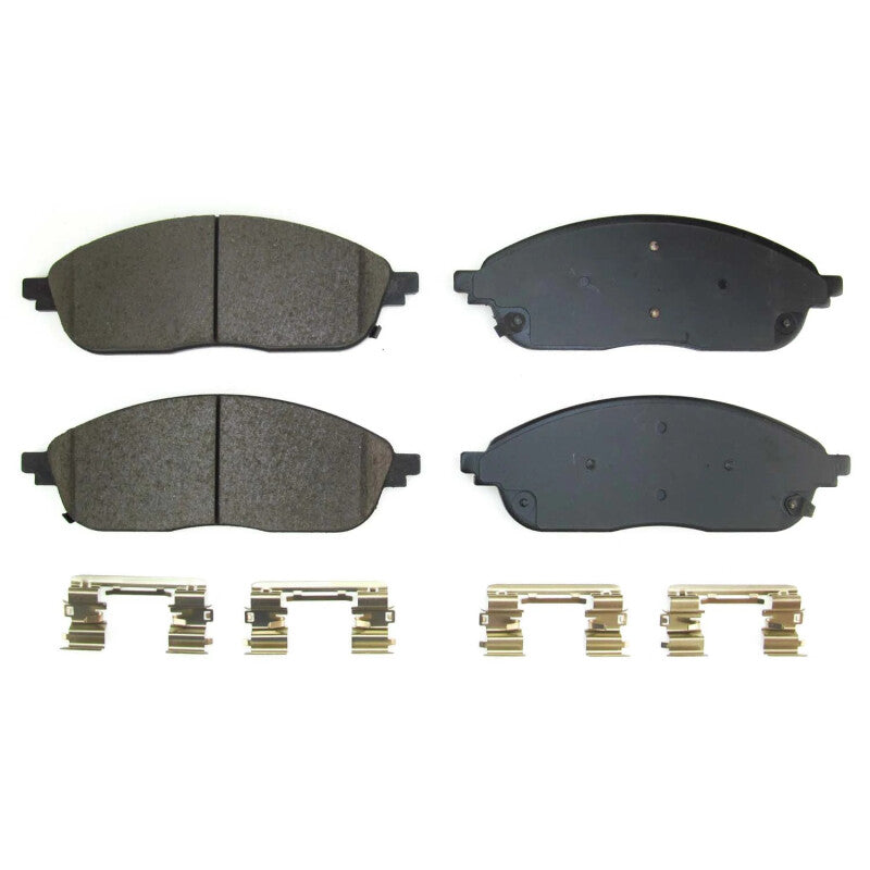 Power Stop 2022 Jeep Grand Cherokee Front Z17 Evo Ceramic Brake Pads w/Hardware