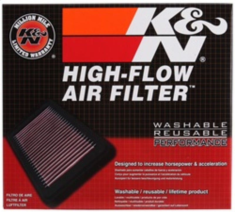 K&N 14-17 Opel Vivaro B L4-1.6L DSL Replacement Drop In Air Filter