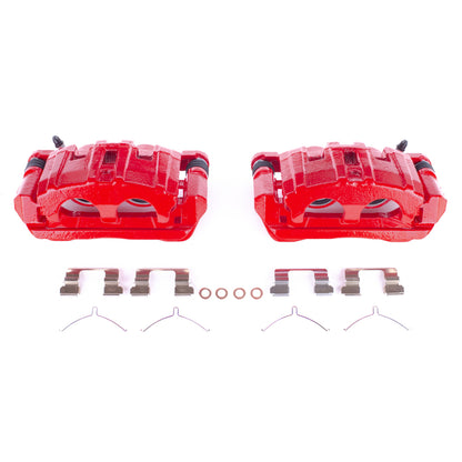 Power Stop 14-16 Acura MDX Front Red Calipers - Pair