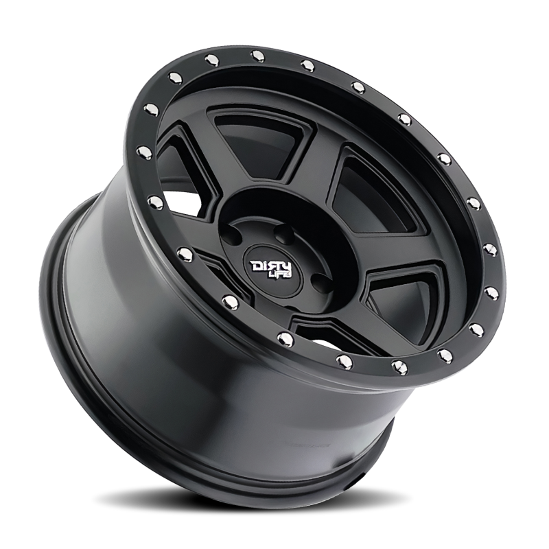 Dirty Life 9315 Compound 17x9 / 5x139.7 BP / -12mm Offset / 108mm Hub Matte Black Wheel