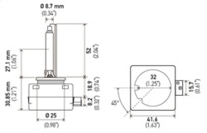 Hella Xenon D1S Bulb PK32d-2 85V 35W 4300k