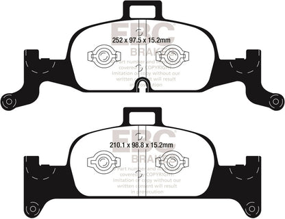 EBC 2018+ Audi A4 Allroad Quattro 2.0L Turbo Ultimax2 Front Brake Pads