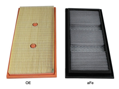 aFe MagnumFLOW OEM Replacement Air Filter Pro DRY S 12-14 Mercedes-Benz C/E/ML-Class V6 3.5L - Precision R