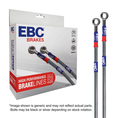 EBC 08-13 Chevrolet Silverado 1500 (2WD) (w/Rear Rotors & 2in Ext) Stainless Steel Brake Line Kit