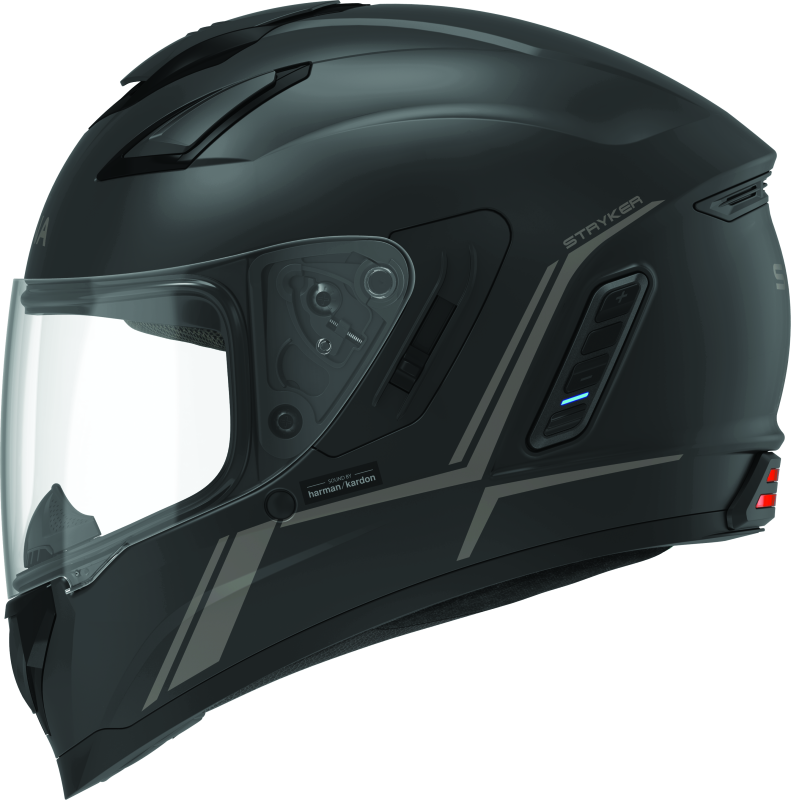 Sena Technologies Stryker Bluetooth Helmet w/ Mesh Intercom Matte Black - Small