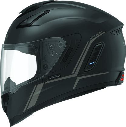 Sena Technologies Stryker Bluetooth Helmet w/ Mesh Intercom Matte Black - Small